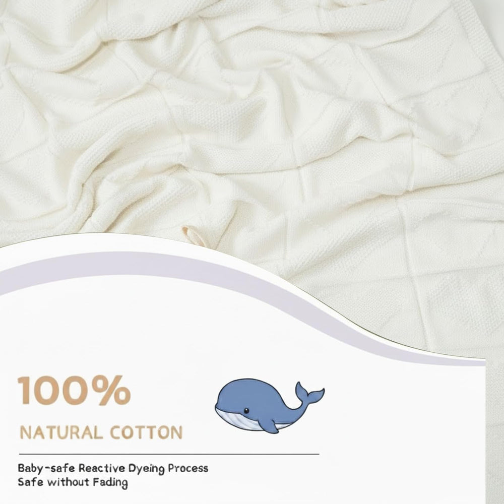 Grewear knit blanket doubles as a nursing cover and play mat