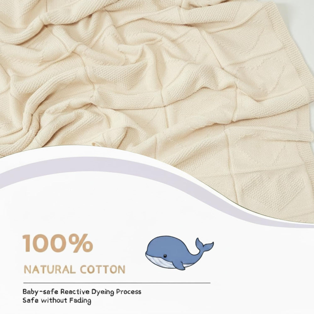 Grewear cream blanket in nursery, a thoughtful gift