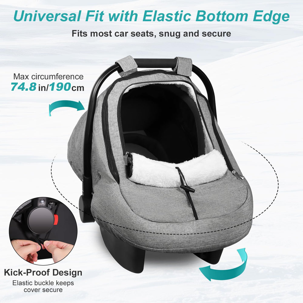 Gripooaven durable waterproof fabric protects against rain and snow
