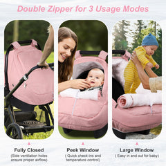 Gripooaven dual-zip design enables easy access for checks and feeding.