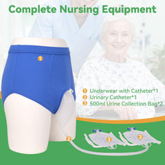 GRLEAYIE two 500 ml collection bags for reliable reusable storage.