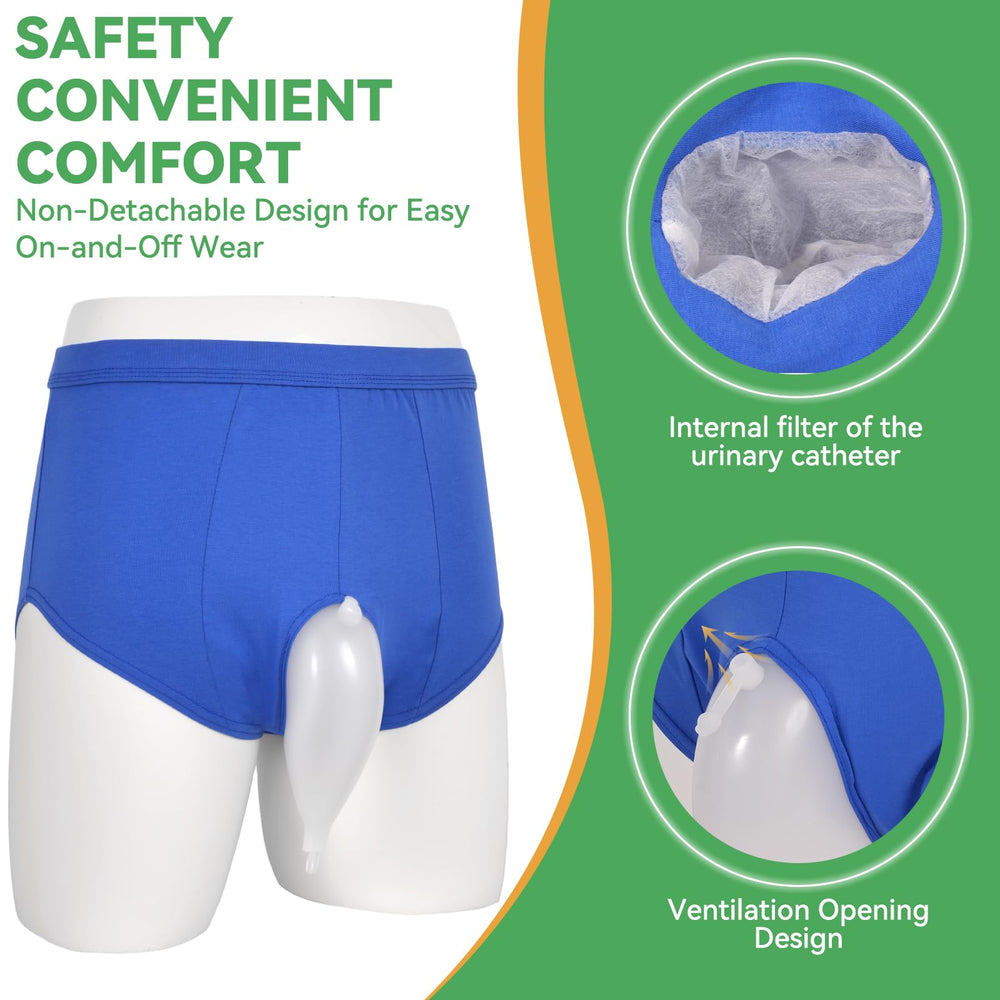 GRLEAYIE drainage catheter supports smooth urine flow within the system.