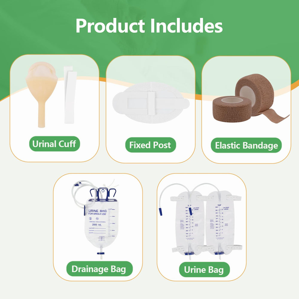 GRLEAYIE 1000ml leg bags offering secure drainage for daily use