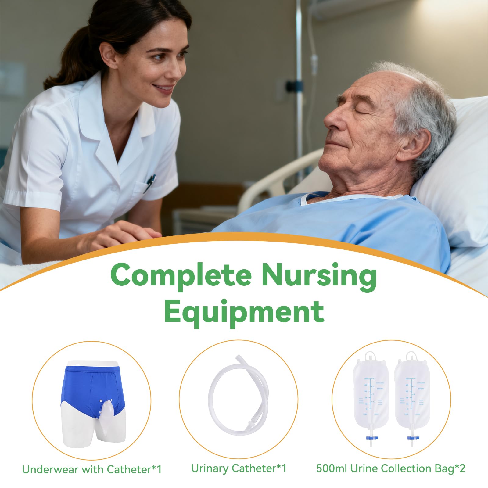 GRLEAYIE ventilated urine collector for improved comfort during wear.