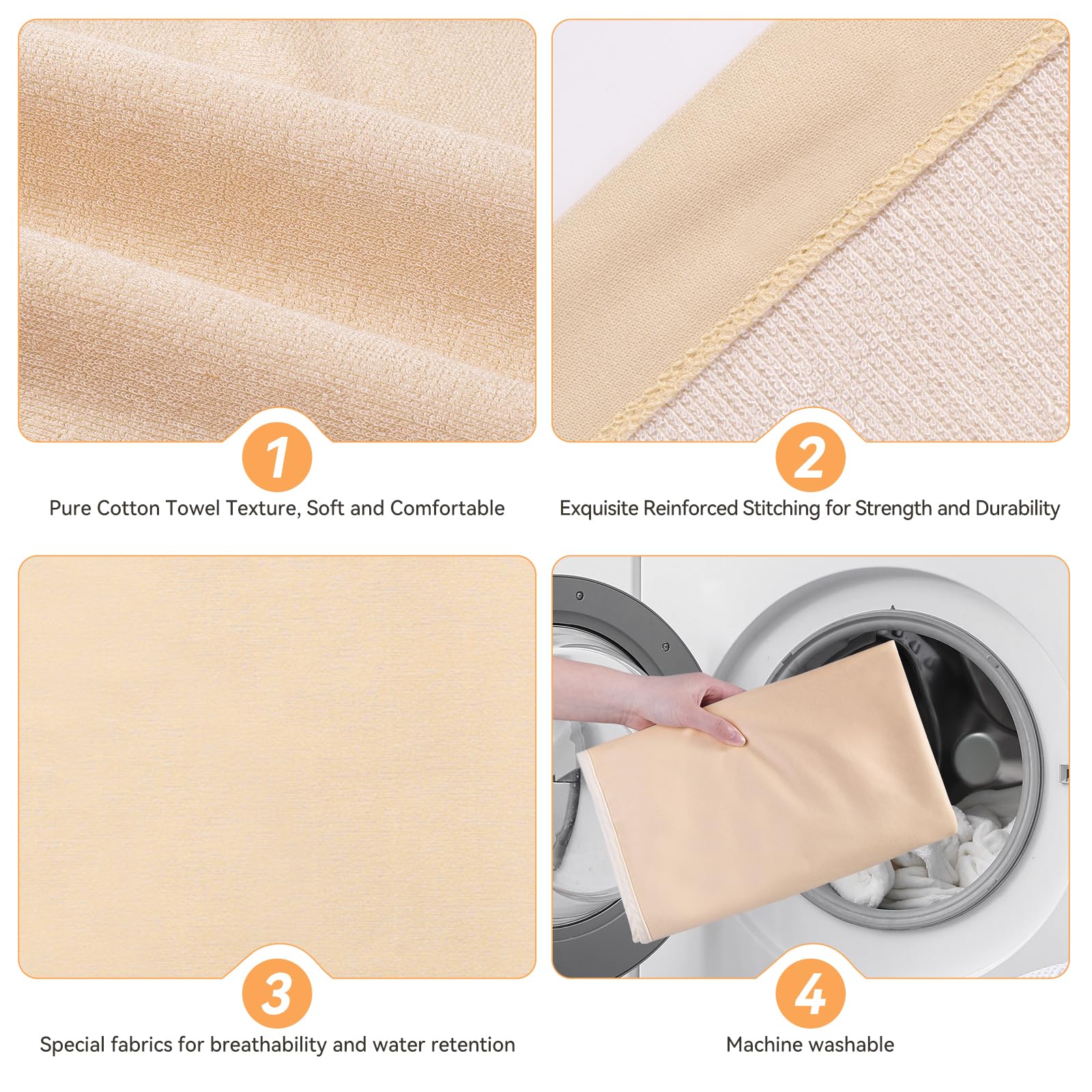 GRLEAYIE washable reusable bed pad cloth ready for multiple uses