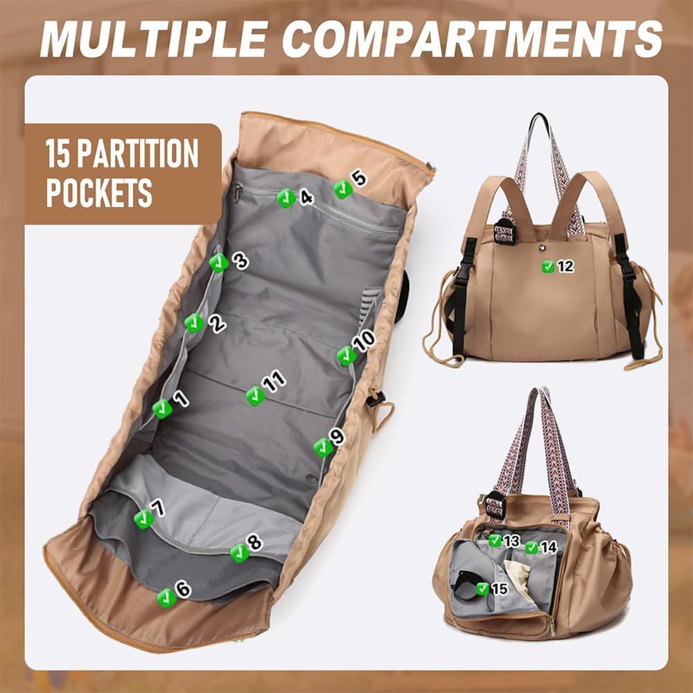 Grluvxo shoulder-backpack transition blue lets you switch styles on the go