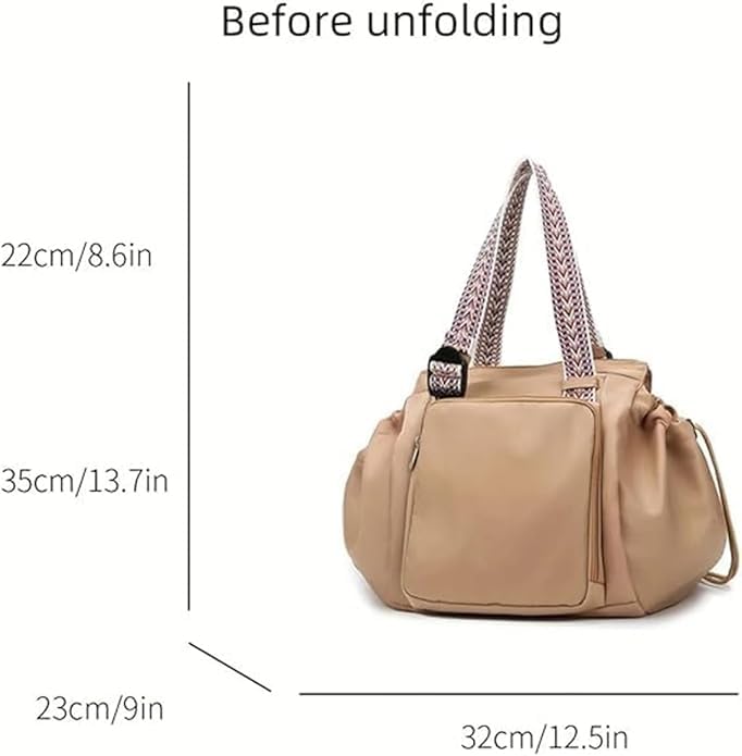 Grluvxo bag side with adjustable straps for backpack to tote conversion