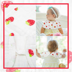 GROBRO7 machine washable burp cloths ready for quick cleaning after spills.