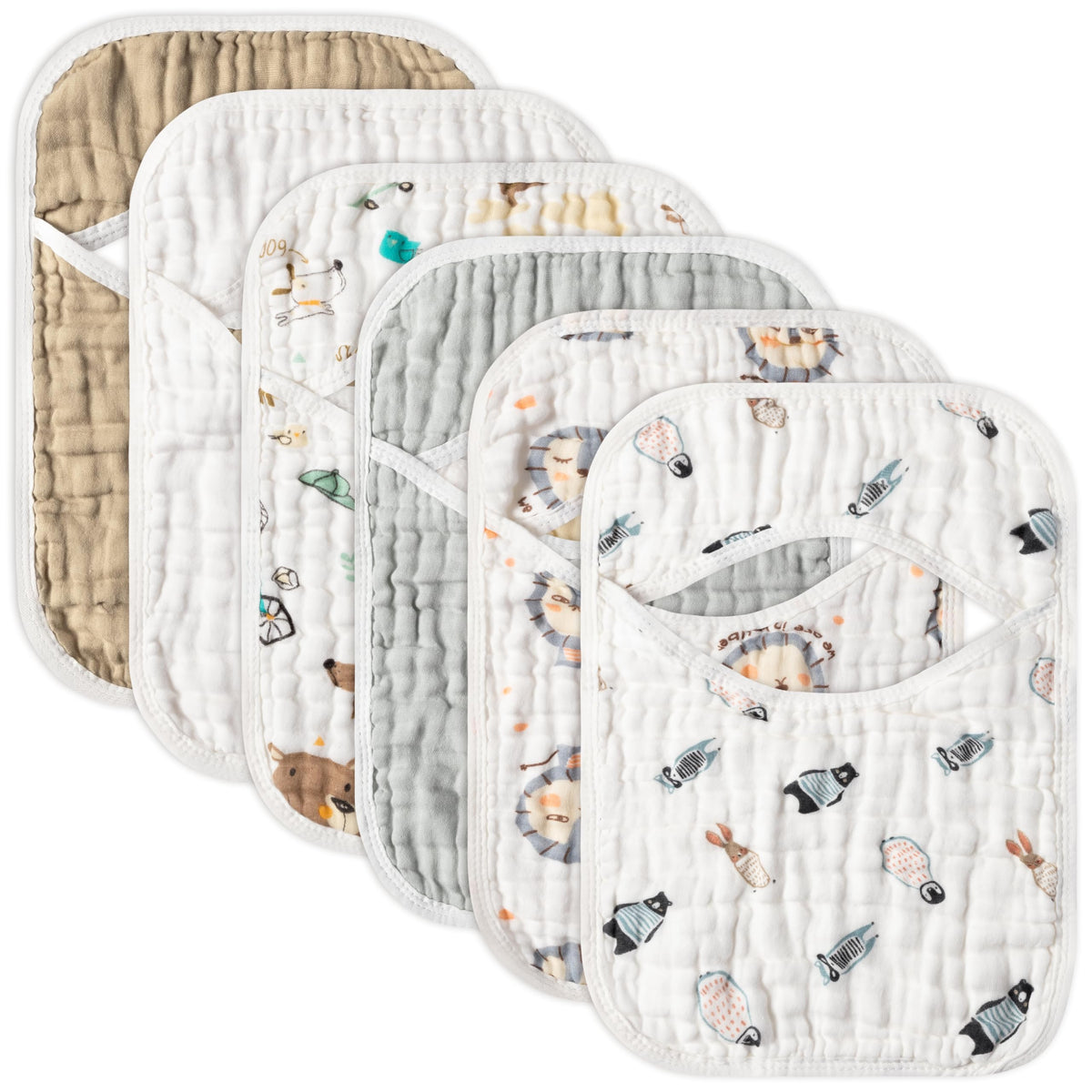 GROBRO7 penguin bib keeps baby outfits clean during meals