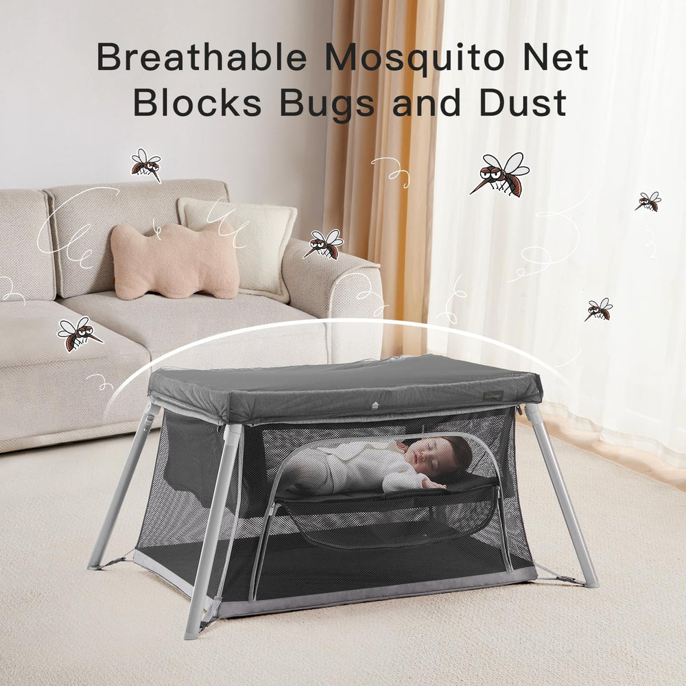 Gromast bunk bed mode offers a cozy sleeping area for naps.