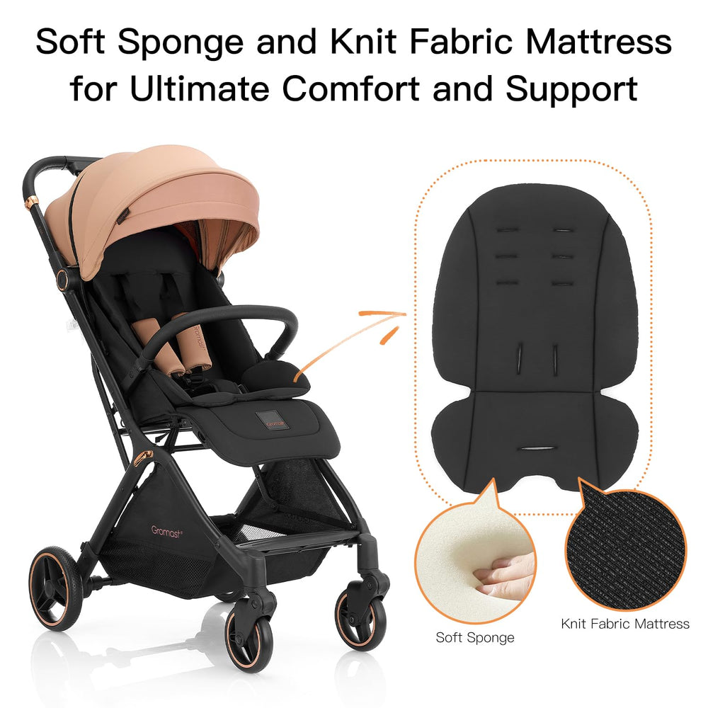 Gromast adjustable backrest slides for the most comfortable recline