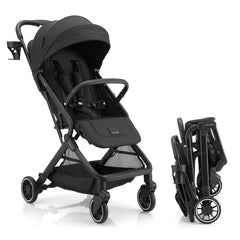 Gromast Compact Fold Baby Stroller in one-hand fold for quick setup