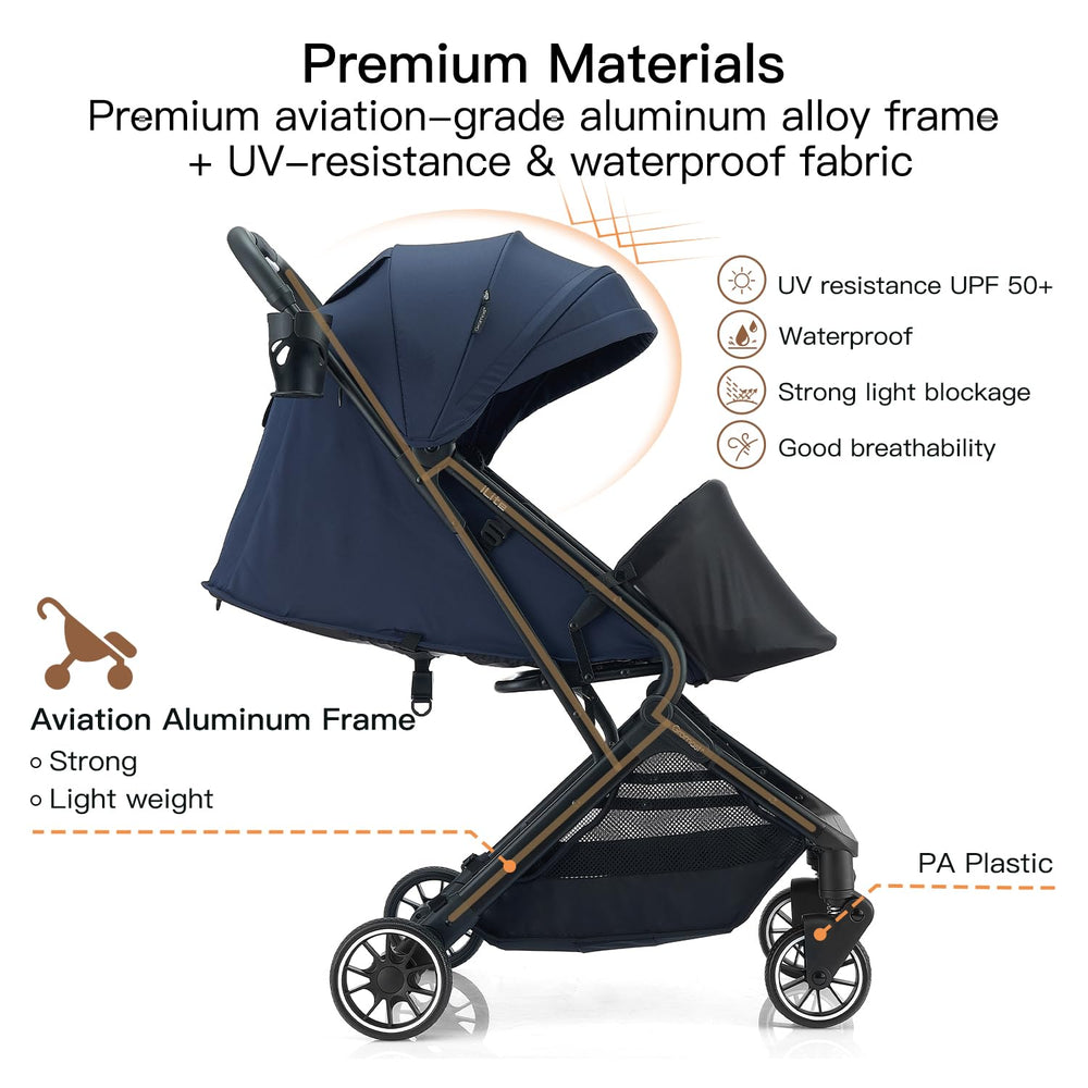 Gromast aircraft-grade aluminum frame for strong yet lightweight build