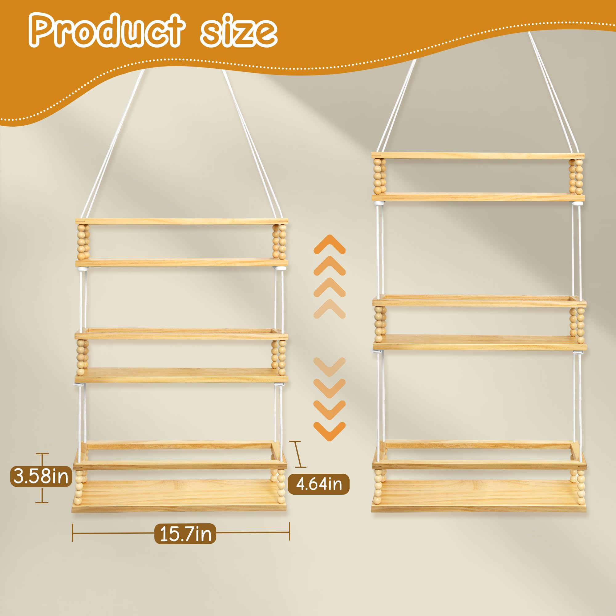 Gronda toy organizer with adjustable shelves for plush toys