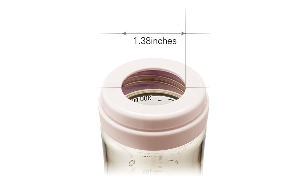 GROSMIMI PPSU baby bottle nipple anti-colic valve highlights reduced air intake during feeding.