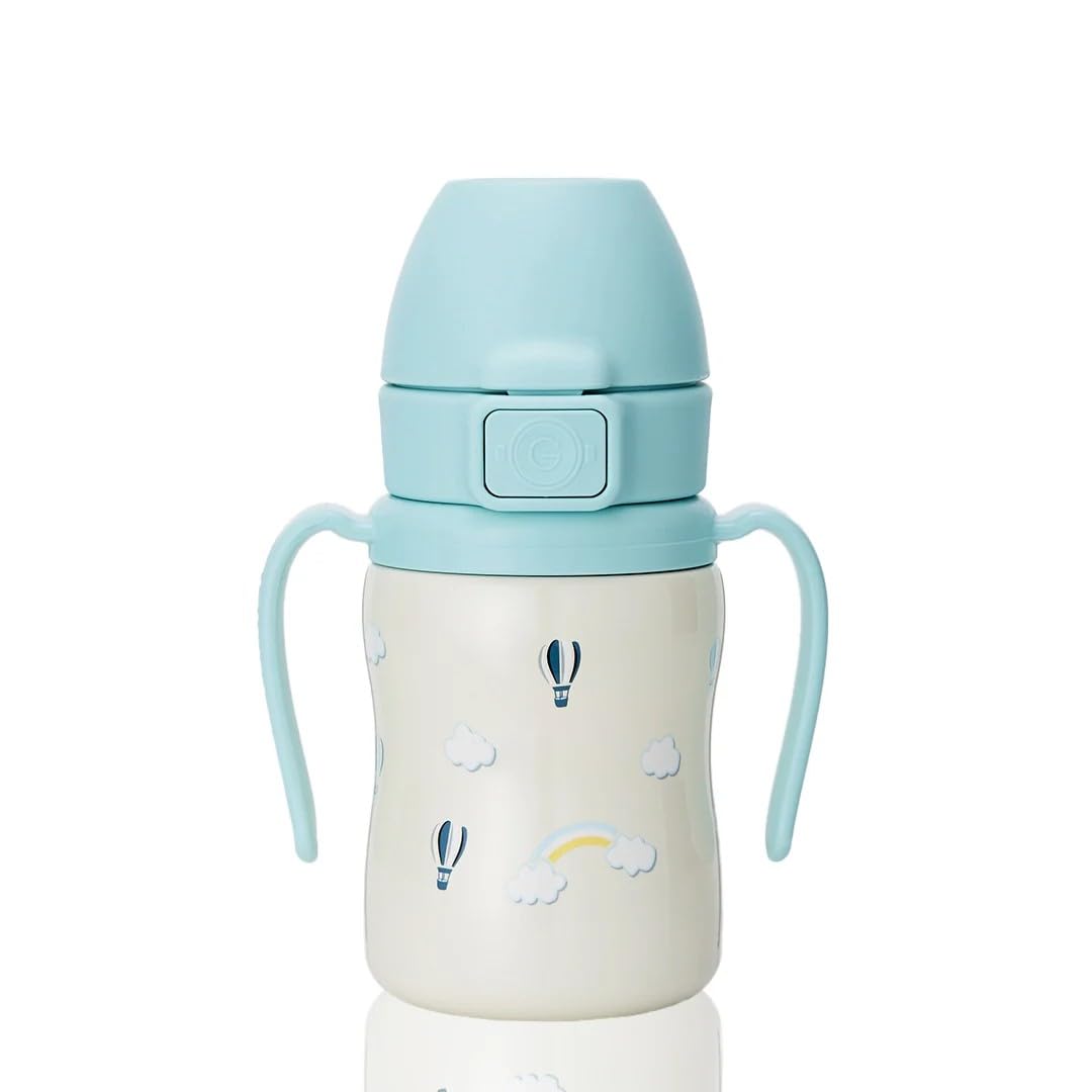 GROSMIMI insulated steel cup body shows spill-proof design for mess-free sipping