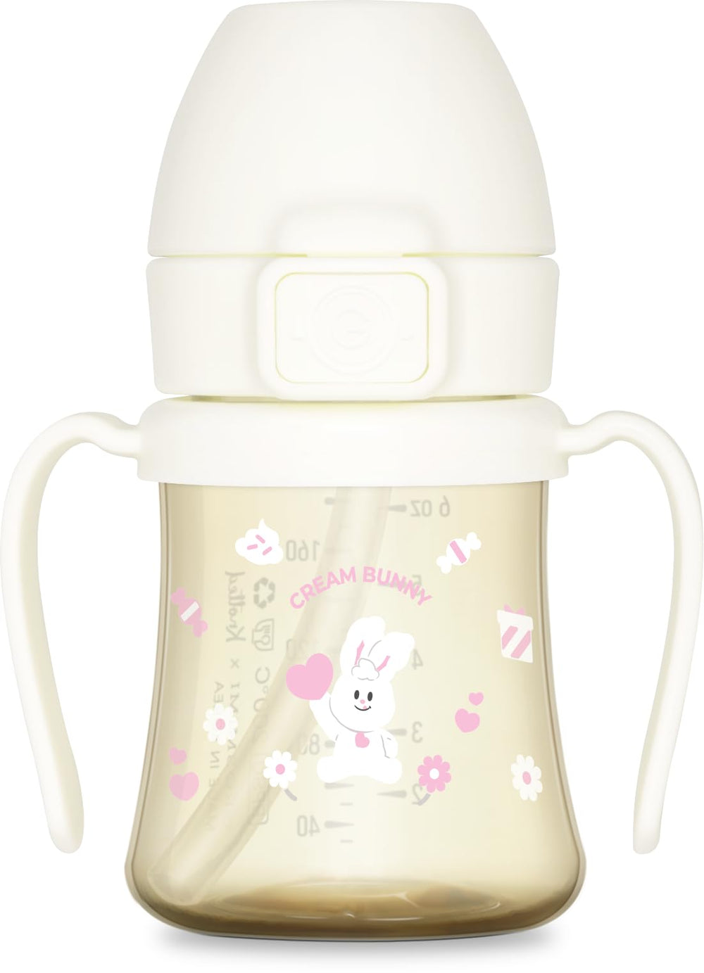GROSMIMI x KNOTTED flip-top lid keeps drinks spill-free for toddlers.