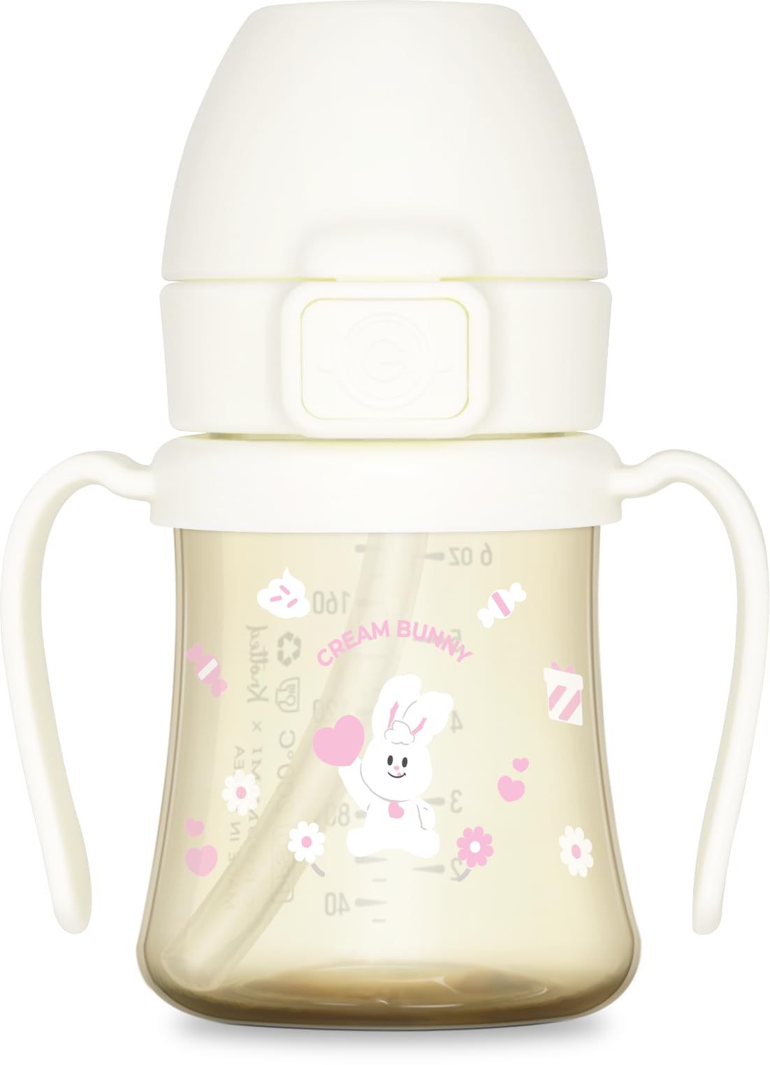GROSMIMI x KNOTTED flip-top lid keeps drinks spill-free for toddlers.