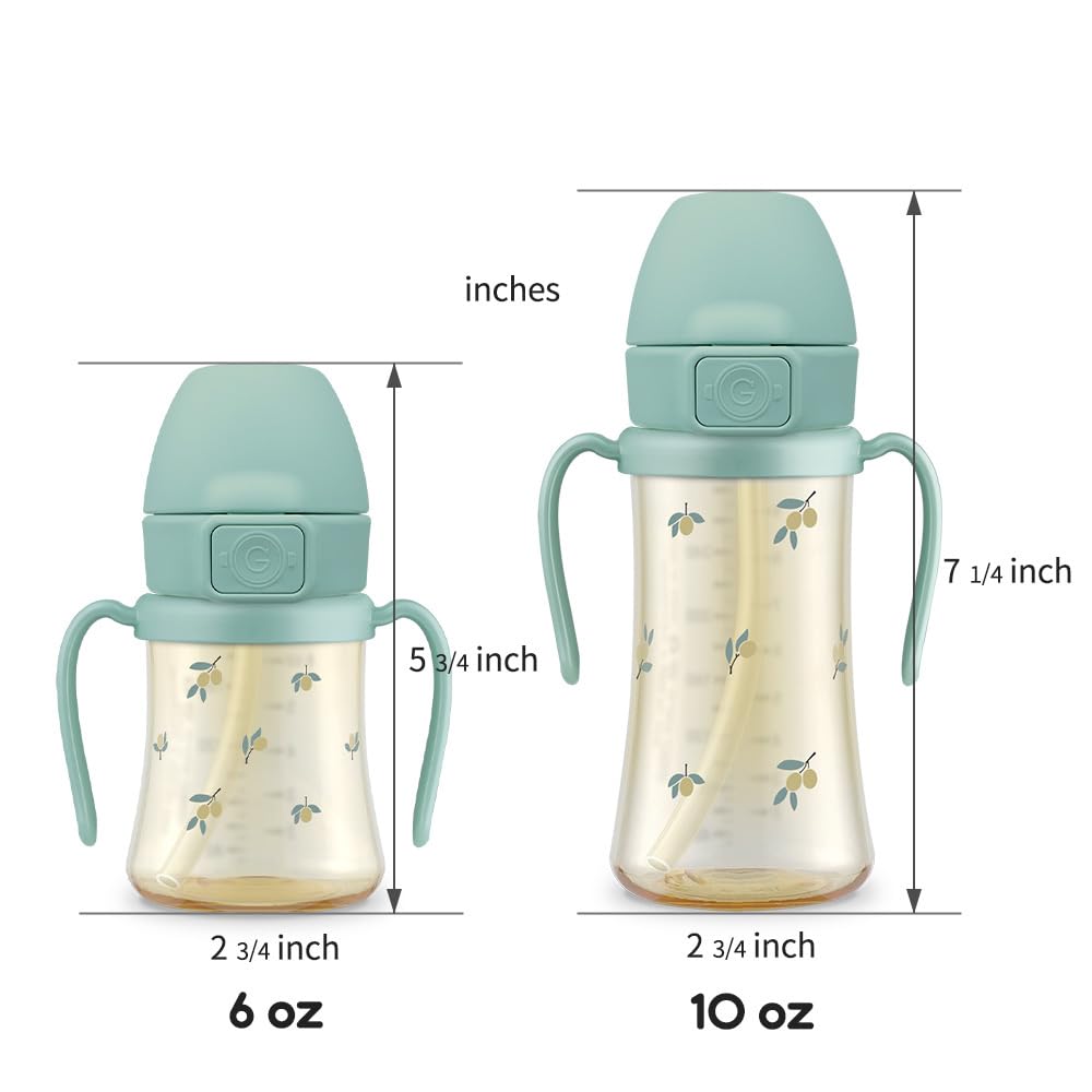 GROSMIMI stage 2 straw sippy cup ready for daily use
