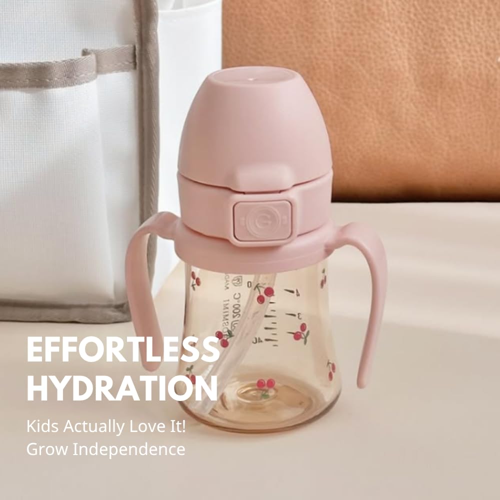 GROSMIMI BPA-free PPSU material provides sturdy grip.