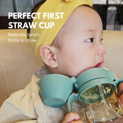 GROSMIMI stage 2 straw sippy cup for toddlers transition