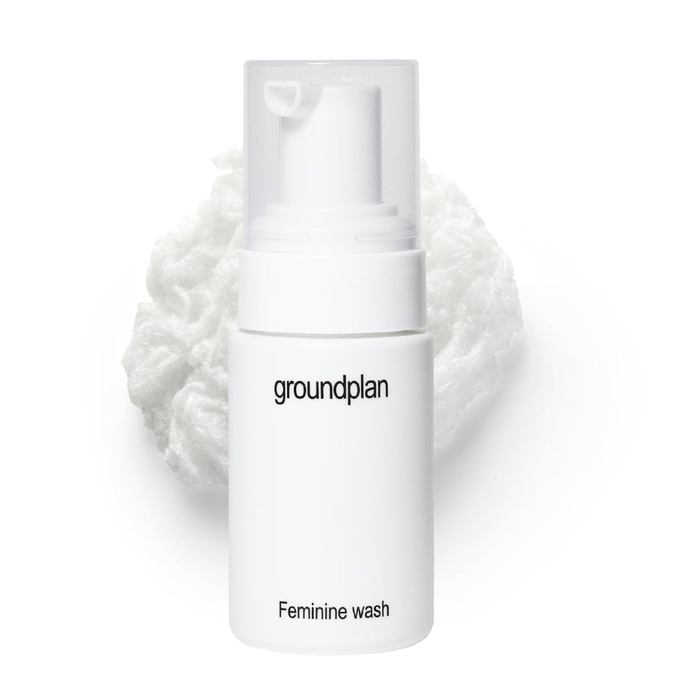 Groundplan Feminine Wash bottle pour for easy daily cleansing and discreet care