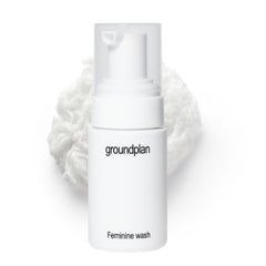 Groundplan Feminine Wash bottle pour for easy daily cleansing and discreet care