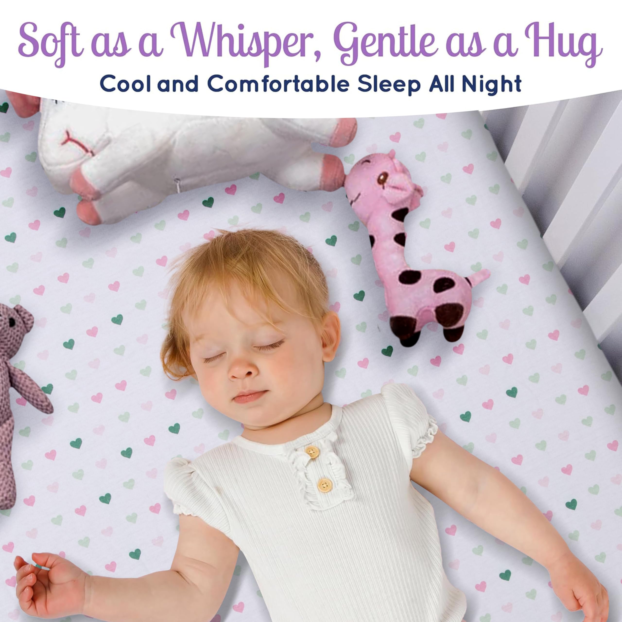Grow Wild baby-girl-nursery-scene adds charming decor to the room.