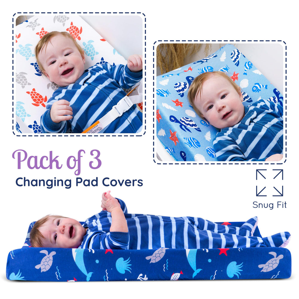 Durable jersey cotton feels soft against baby's skin.