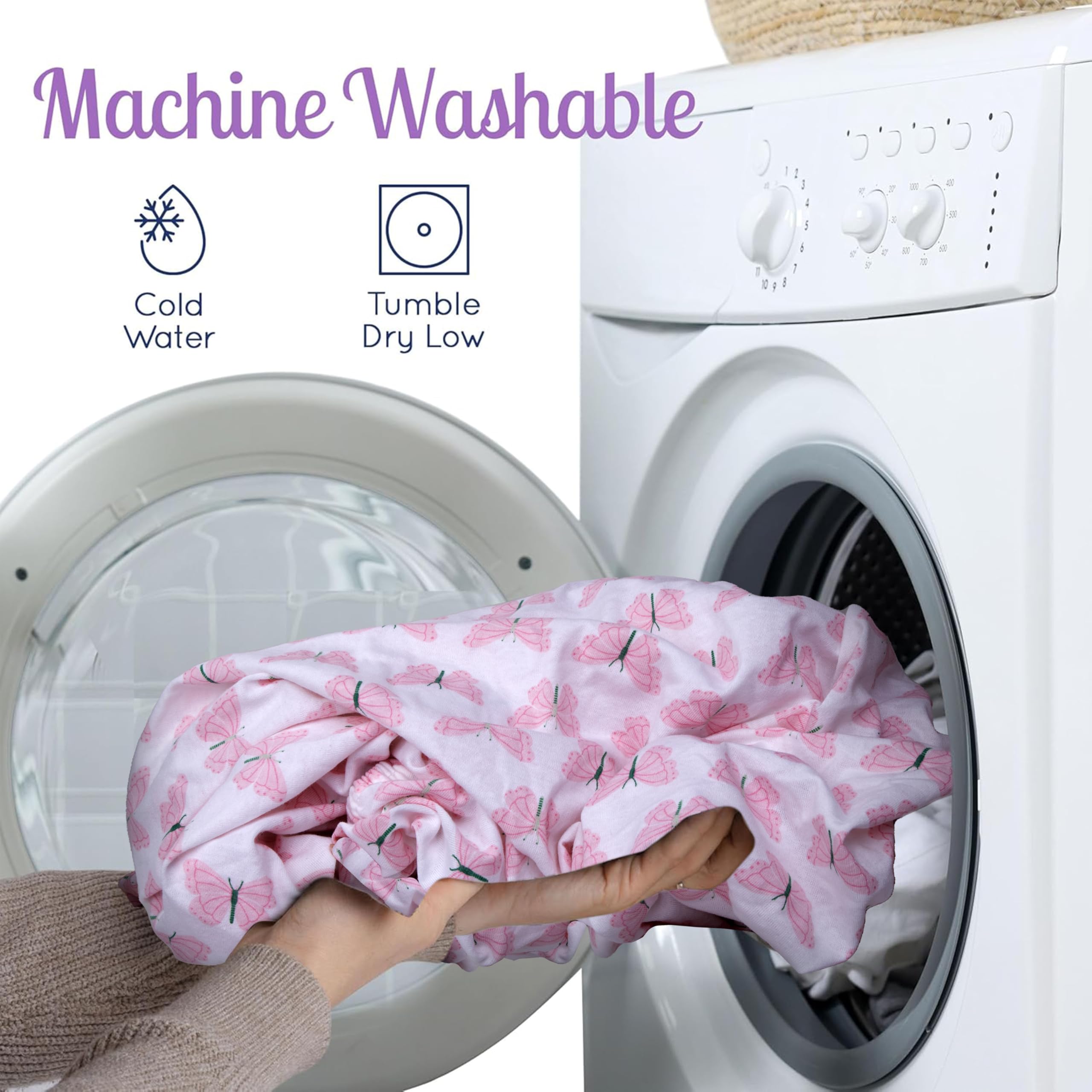 Grow Wild versatile-use-crib-to-toddler-bed sheets grow with your child.