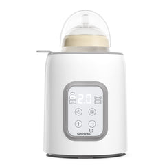 GROWNSY bottle warmer front view, compact bedside helper for night feeds.
