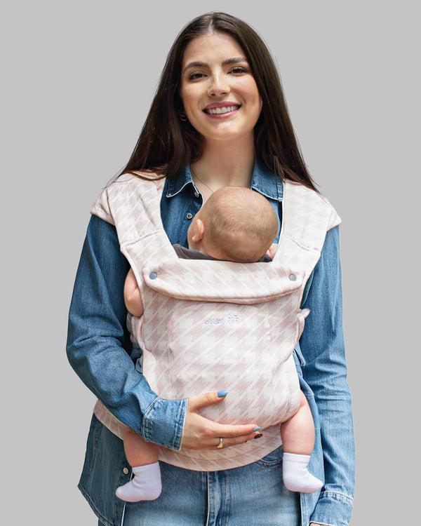 Grownsy baby carrier head support for newborn comfort and secure fit.