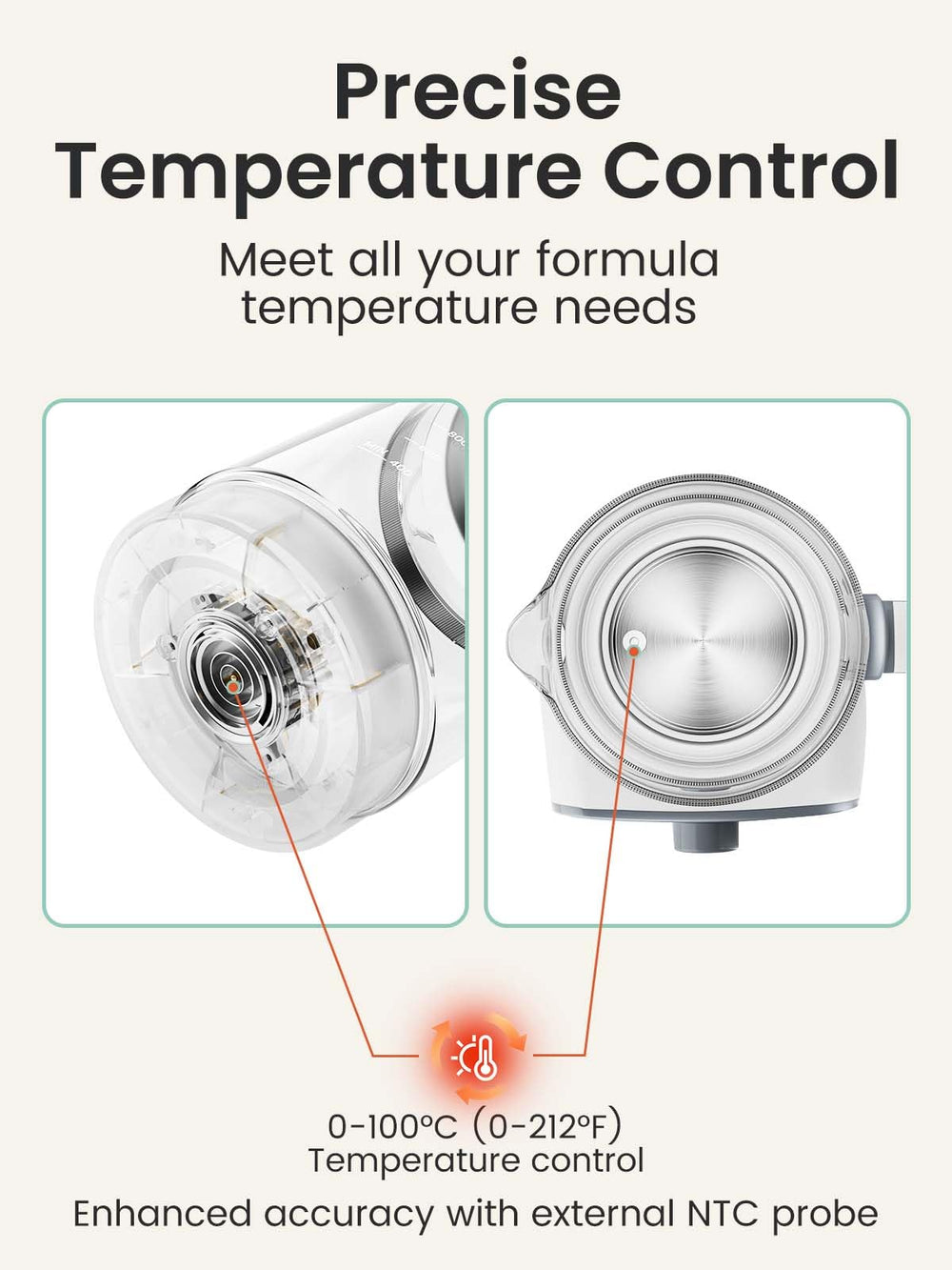Grownsy keeps bottles warm with LED indicators for effortless night feeding.