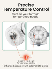 Grownsy keeps bottles warm with LED indicators for effortless night feeding.