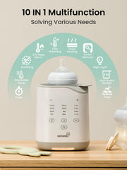 Grownsy bottle warmer temperature control panel with precise settings