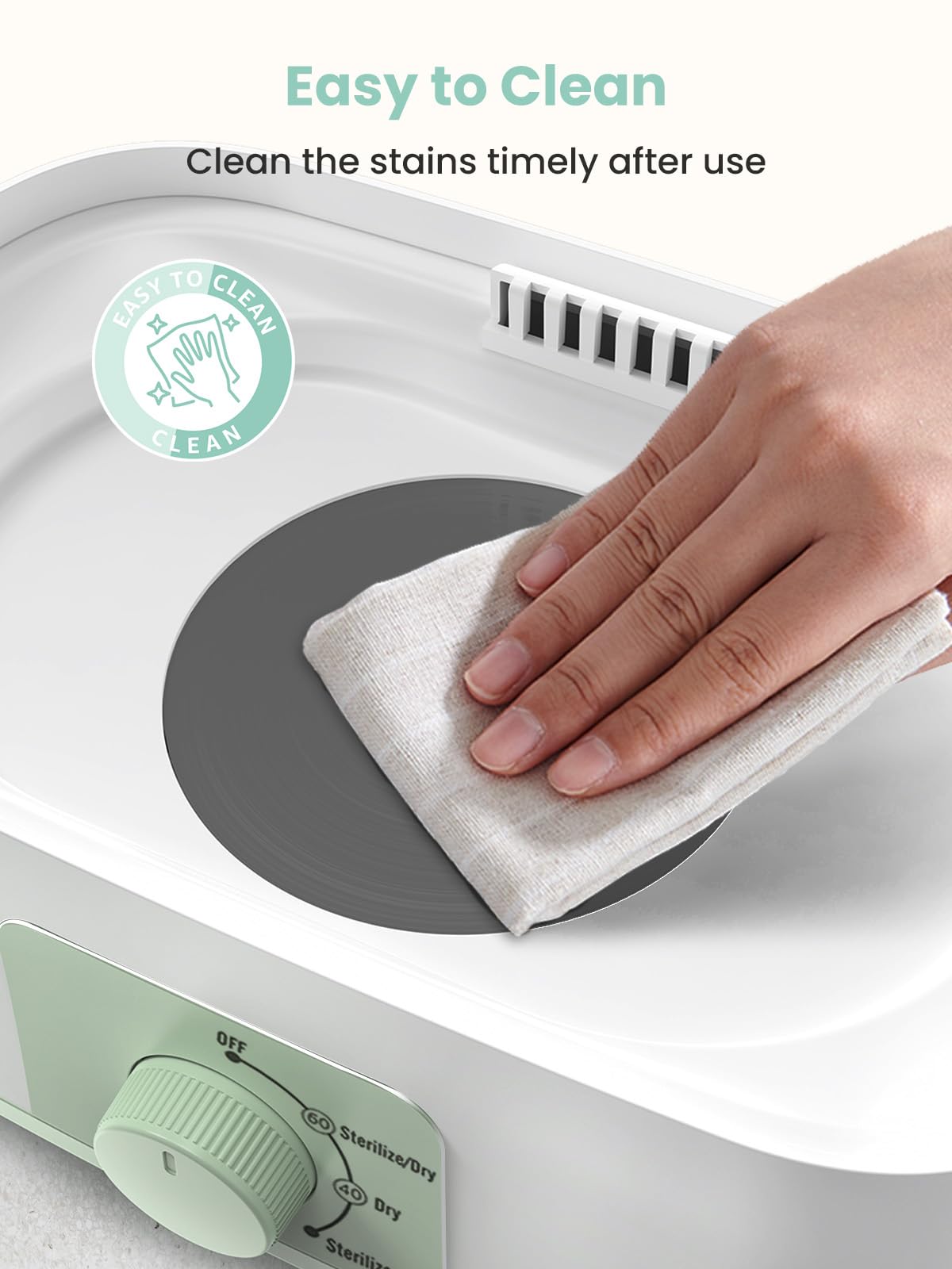 Grownsy BPA-free design adds peace of mind.