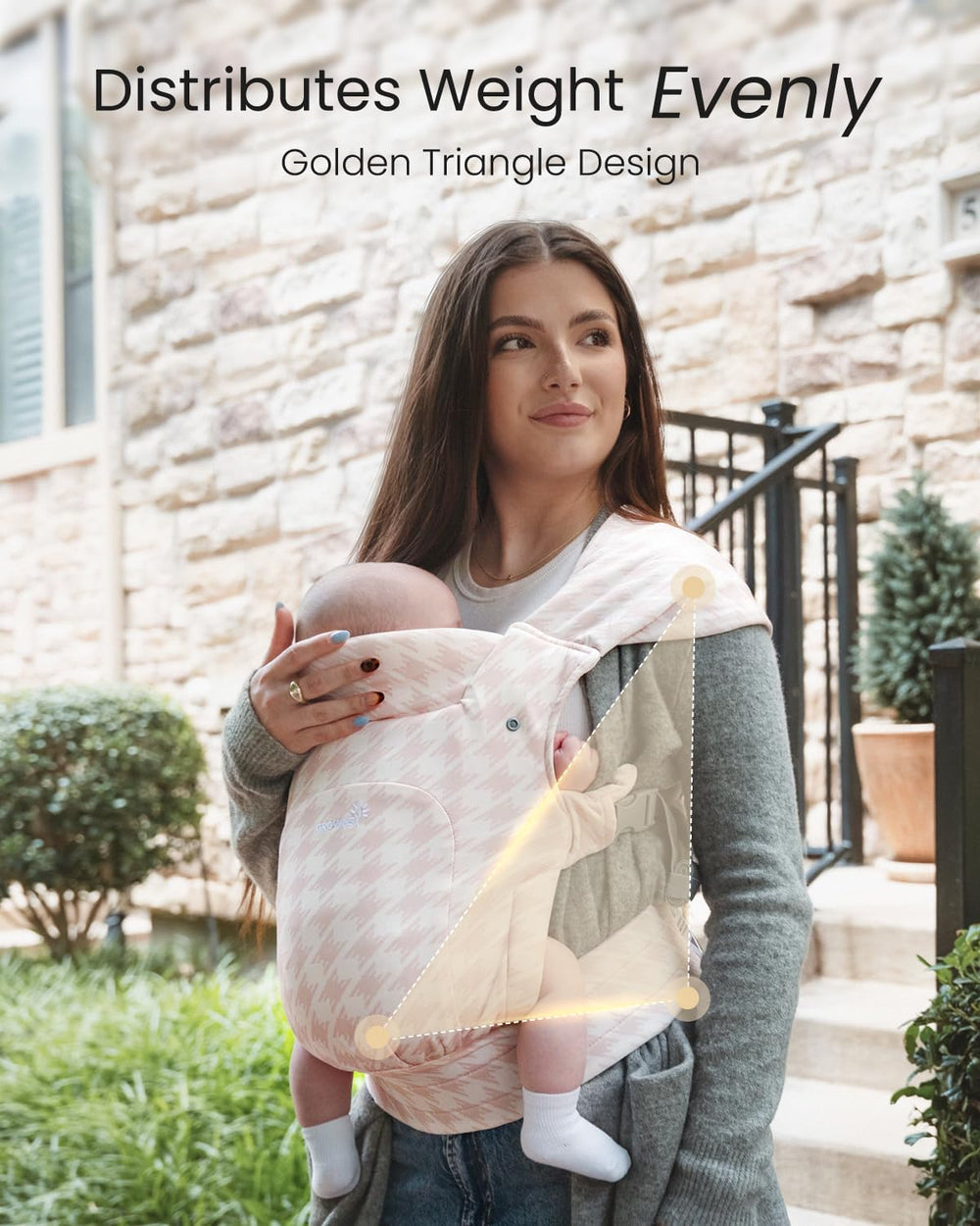 Grownsy buckle system delivers secure, effortless adjustments during outings.