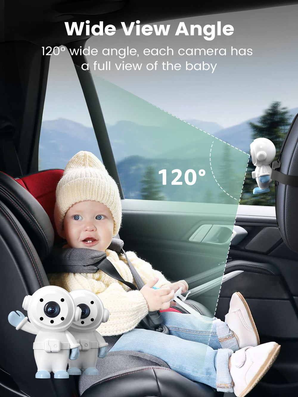 GROWNSY cute-camera-design adds a friendly touch for travel with kids.