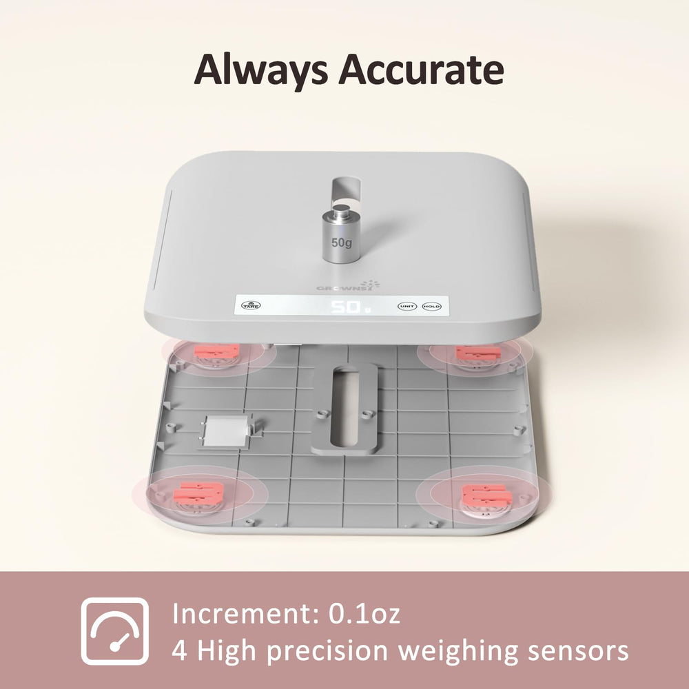 Grownsy detachable design enables quick setup and compact storage