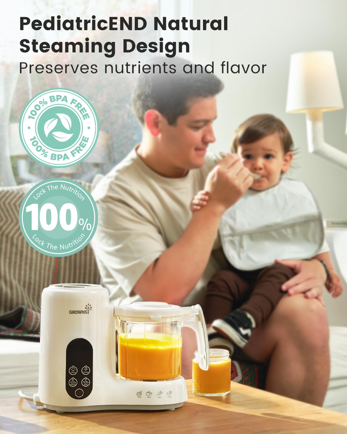 GROWNSY gift ready packaging appeals to new parents.