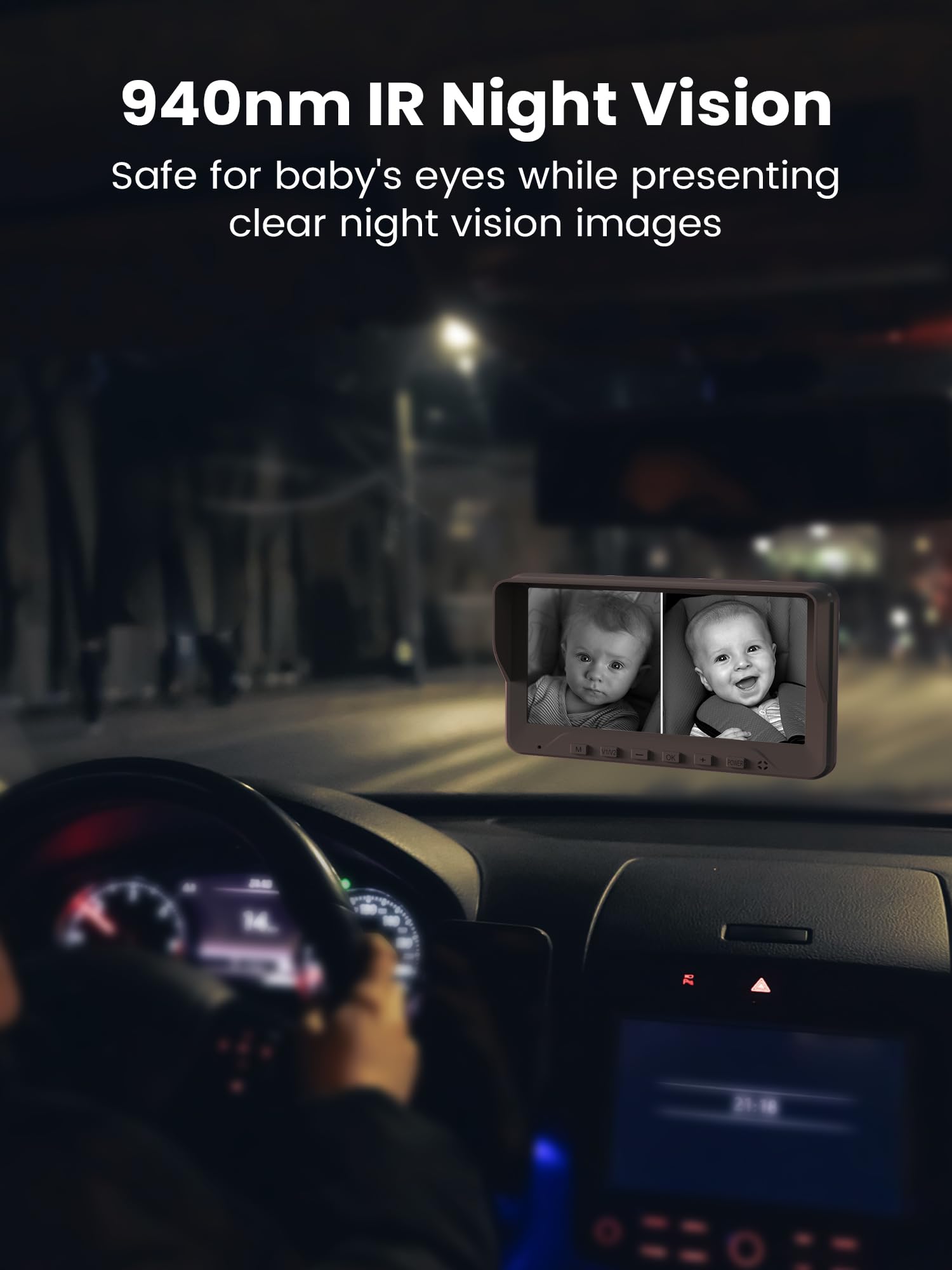 GROWNSY infrared-night-vision offers clear images in dim light automatically.