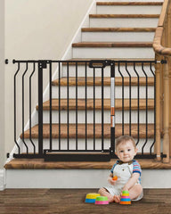 Grownsy Mom's Choice baby gate anti-stumble pedal enhances stair safety