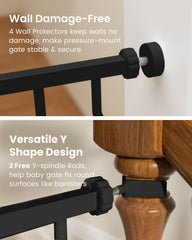GROWNSY pressure-mount setup enables quick, drill-free doorway installation.