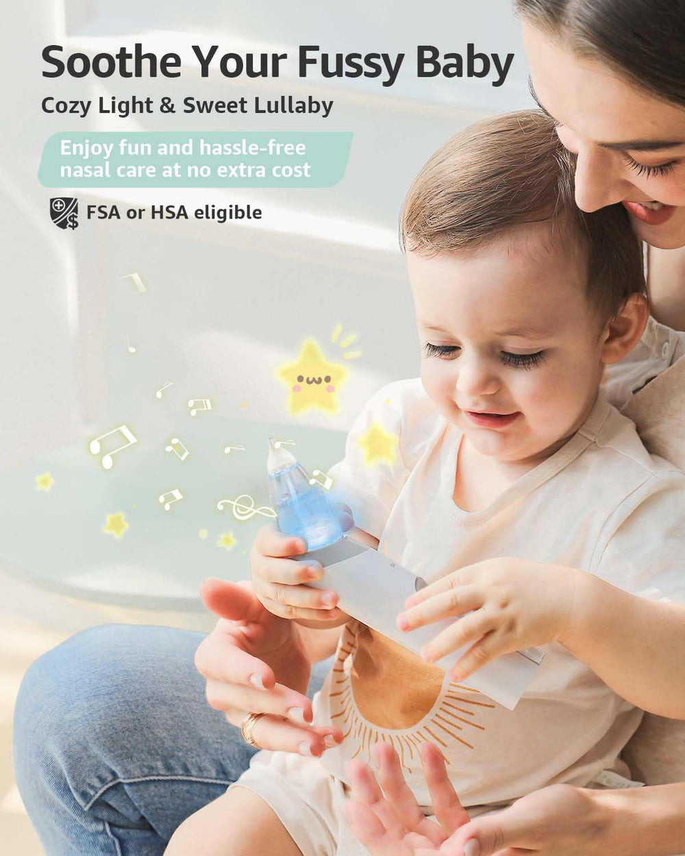 Grownsy nasal aspirator anti-backflow technology for safe nasal care