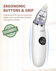 GROWNSY device showing three suction modes for baby's comfort