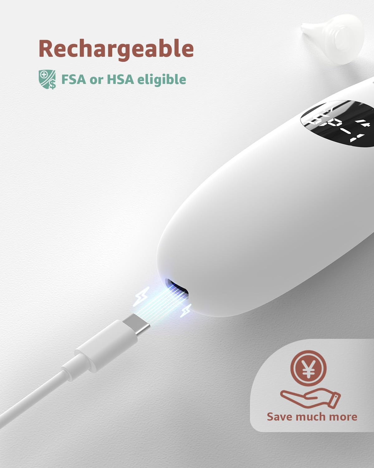 GROWNSY USB rechargeable nose sucker ready for on-the-go use