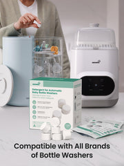 GROWNSY natural enzyme cleaning formula delivers powerful breakdown of milk residue.