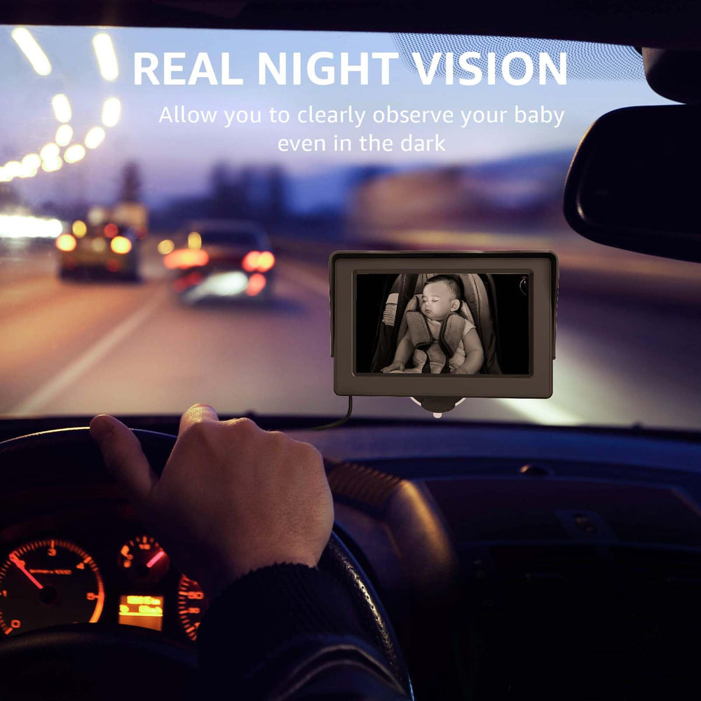 Grownsy night vision activates automatically for clear checks in low light.