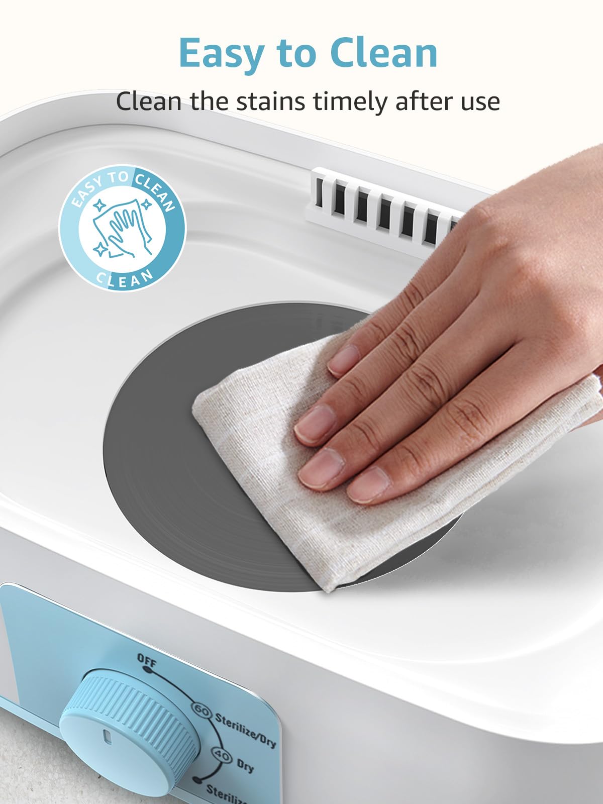 GROWNSY storage mode keeps bottles sanitized for 72 hours.