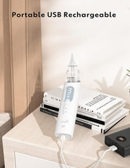 Grownsy Upgrade Nasal Aspirator soft silicone tips emphasize gentle contact with baby's nose.